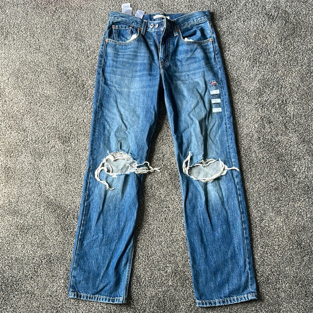 Levi’s low pro straight jeans